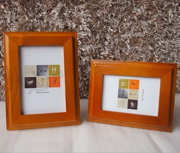 Clear Painting Wall Wooden Family Picture Frames for custom with your logo