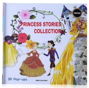 3D animaux pop-UPs livres de conte de fées anglais pour la coutume avec votre logo