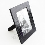 Wholesale custom high-end Classic Black Leather Picture Frame