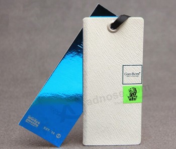 Shining Silver Foil Paper Card Hangtags (ST-012) for custom with your logo