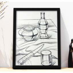 Haut de gamme personnalisé-Fin des cAnnonceres en bois de grande taille pour le dessin de croquis au crayon