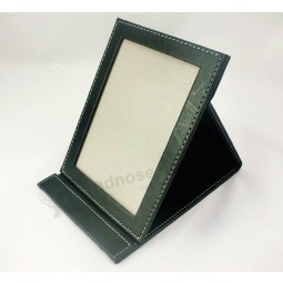 Wholesale custom high-end Black PVC Leather Single Photo Frame