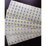 Round Removable Size Adhesive Stickers for custom with your logo