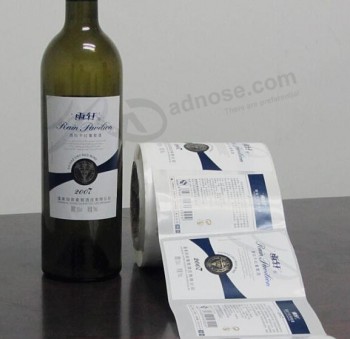 Oem imprimer des étiqueTtes de vin pour la coutume avec votre logo