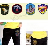Cheap Cartoon Apparel Weave Patchs for custom with your logo