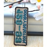 Customed Letter Chapter Embroidery Brand Label for custom with your logo