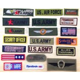 Washable Customed Embroidery Military Emblems for custom with your logo