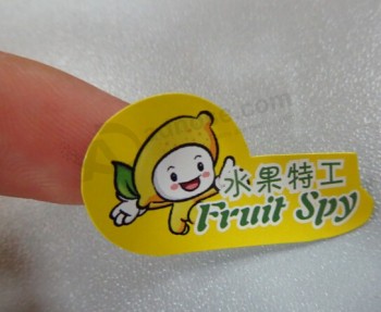 Mini-afdrukken fruitetiketten voor op maat met uw logo
