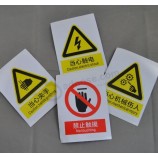 Wholesale Triangle Warning Stickers for custom with your logo