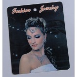 Fashion Jewelry Hanging Paper Card for custom with your logo