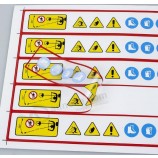 Custom Printing Warning Sticker Labels for custom with your logo