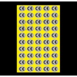 Black Printed Marquage Ce Labels for custom with your logo