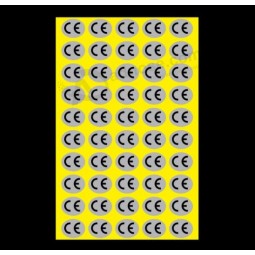 Black Printed Marquage Ce Labels for custom with your logo