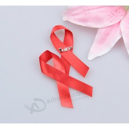 Wholesale custom cheap Red Satin Ribbon for Brooch