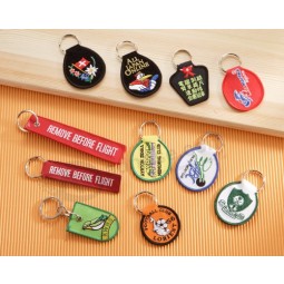 embroidery keychain/aviation keyholder/embroidery keyring
