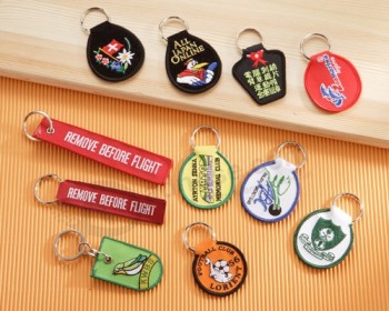 embroidery keychain/aviation keyholder/embroidery keyring