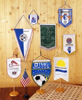 Decorative wall flag polyester printed Pennant& outdoor hanging triangle flag
