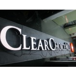 LED Face Lit Stainless Steel Letter Acrylic Letter Sign
