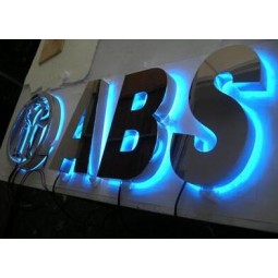 Illuminated 3D Stainless Steel Fabricated LED Channel Letter