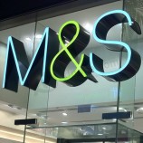 M & s Cara-IluminDe Anúncios.o levou sinal de carta de canal de aço inoxidável