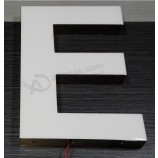 사용자 지정 스테인레스 스틸 led 백라이트 표지판, 야외 조명 된 채널 편지