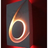 ハロー-インテリアのディケードライトの点灯ロゴサインに達する