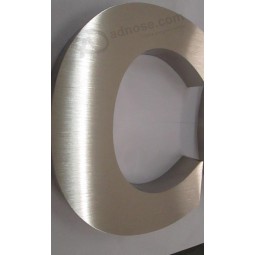 3D conS trucción de C.Aero inoxidable hC.Aia atrás-Letra de letrero de canal iluminAnuncio.a