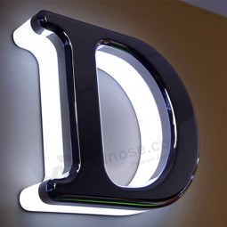 Werbung zurück-Beleuchtete LED-BuchStaben für Front Shop Zeichenage