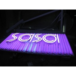 Fabriek cuStom rgb led lampen gloeilamp letters neon teken
