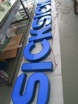 Customized High Brightness Stainless Steel Acrylic LED Letter Sign Billboards