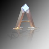 Acrylic Letter Signage Stainless Steel LED Channel Letters
