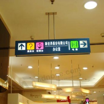 High Quality LED Lighted Way Finding Sign for Shopping Mall