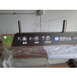 Ascensore supermercato piano di uscita ascensore ascensore sospeso led segno directory