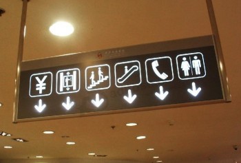 Kundenspezifisches DeZeichen Einkaufszentrum Verzeichnis Zeichenages mit LED