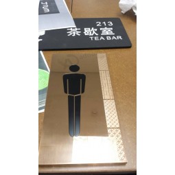 슈퍼마켓 아크릴 화장실 디렉토리 기호 사용자 지정 아크릴 화장실 로그인 화장실 통지 표지판