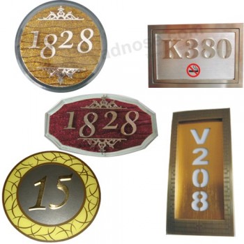 Number Directional Signage System as Advertising Signages