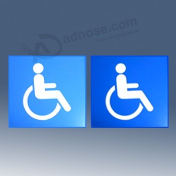 Segno di elenco lavatoy toilette toilette portatori di handicap