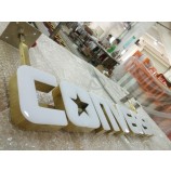 Building business wayfinding identificaStropdas logo 3D-dimensionale letters