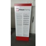 Custom Design Car Park Entrance Ramp Directional Totem Sign