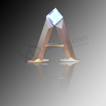 亚克力字母不锈钢字母led产品作为led标牌