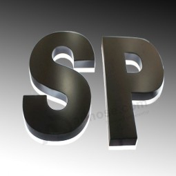 屋外の看板とチャネル文字ステンレス製の手紙を作った