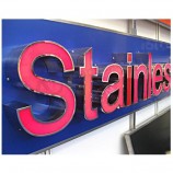 EdelStahl Brief LED-Beleuchtung Werbung Billboard Zeichen