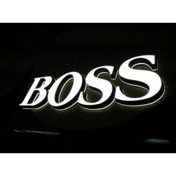 방수 스테인레스 스틸 두 광고판 간판에 대한 측면 문자를 주도했다