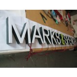 3D dimensional Metalll aluminium edelStahl fabrizierte messing titan laser cut waterjet frontLit kanal buchStaben