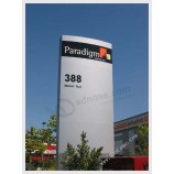 Stand EdelStahl Werbung Außen Pylon Display Frame Zeichen