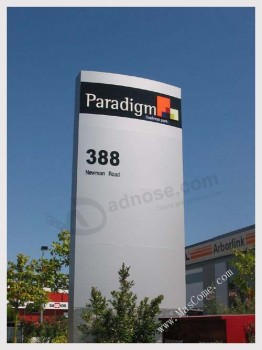 Stand Stainless Steel Advertising Outdoor Pylon Display Frame Sign