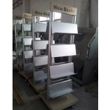 AangepaSte AcrylStaal geschilderde pos plank vloer display Stand