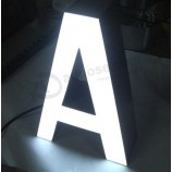 Hochwertige 3-dimensionale EdelStahl Türschild geschnitten fabrizierte KanalbuchStaben