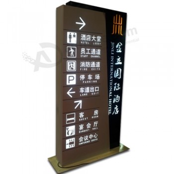 Indicator Lightbox with LED Lighting as Advertising Sign