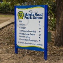 School University College Public Guide Directory Signage with your logo